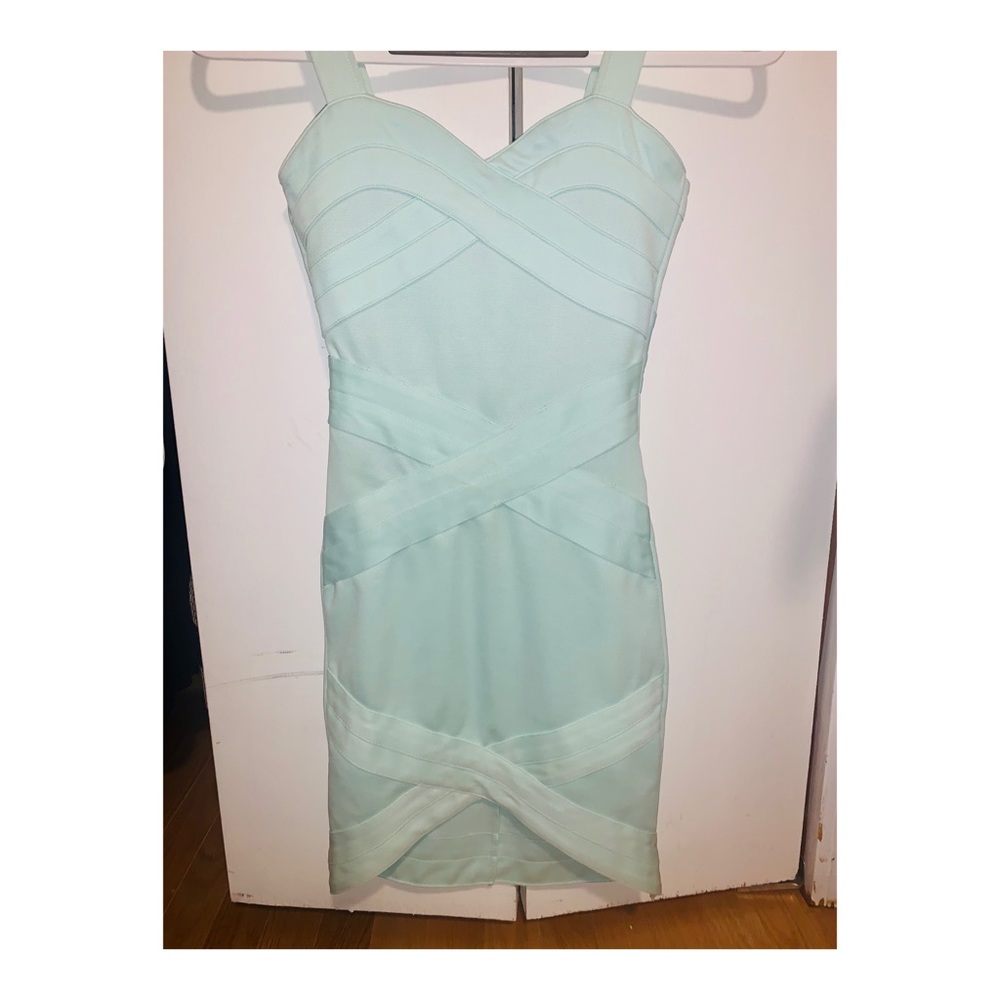 HM mint green club dress